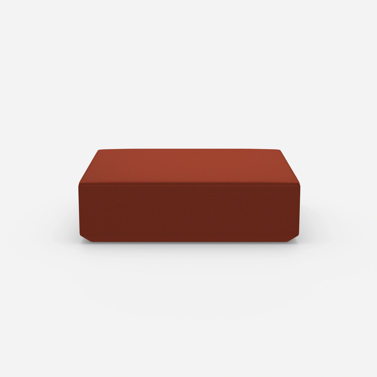Moderner großer Pouf von vorne