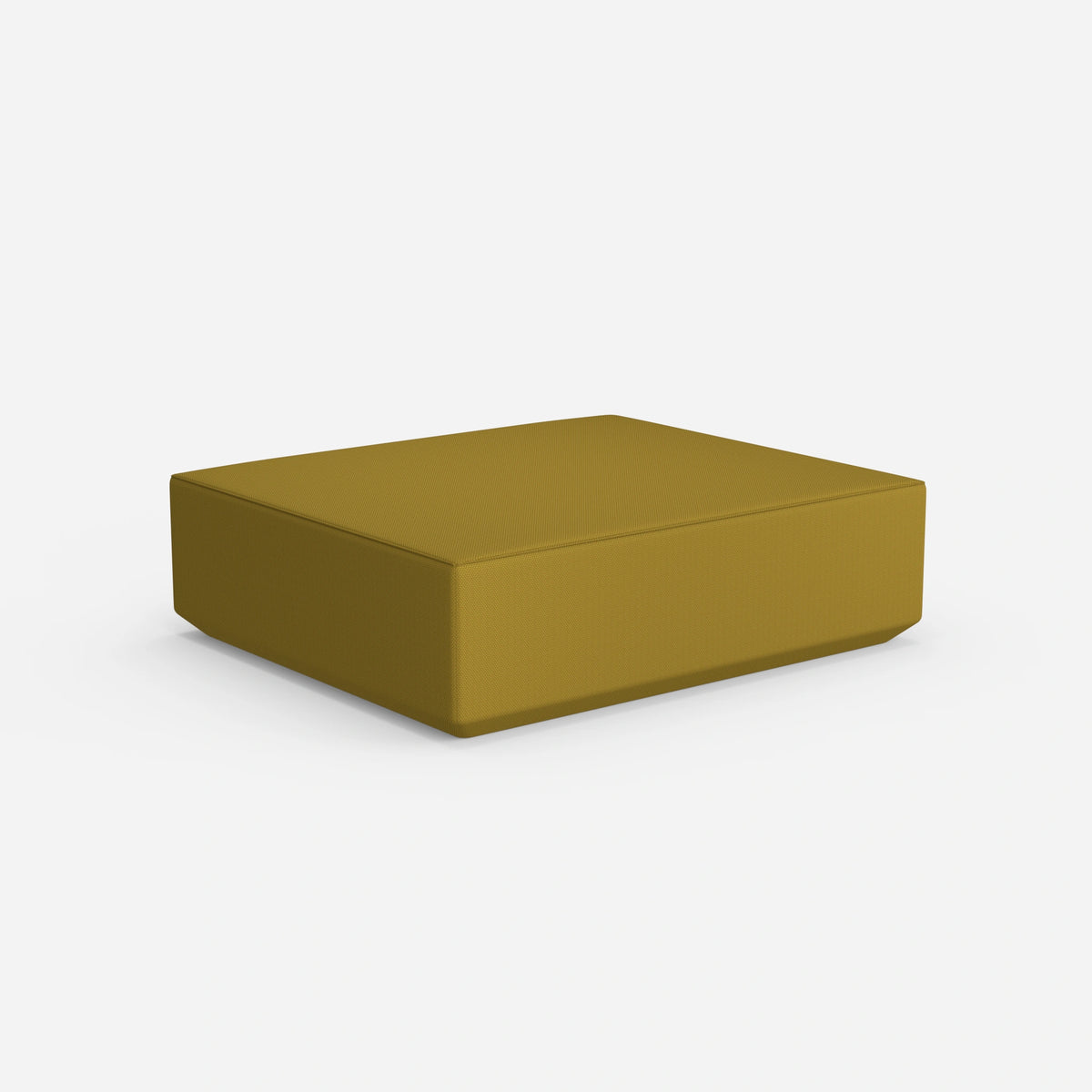 Moderner großer Pouf von hinten