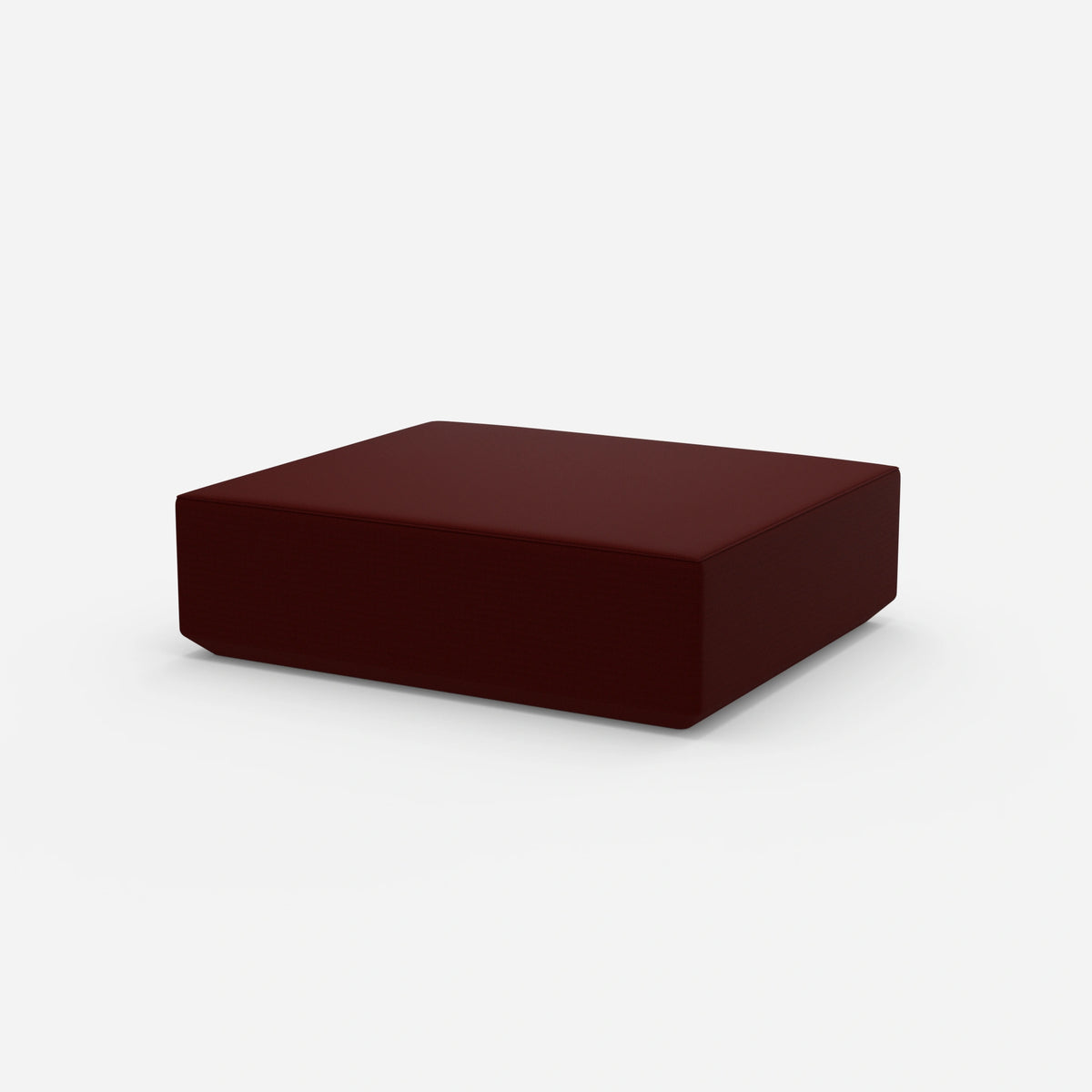 Moderner großer Pouf von der Seite