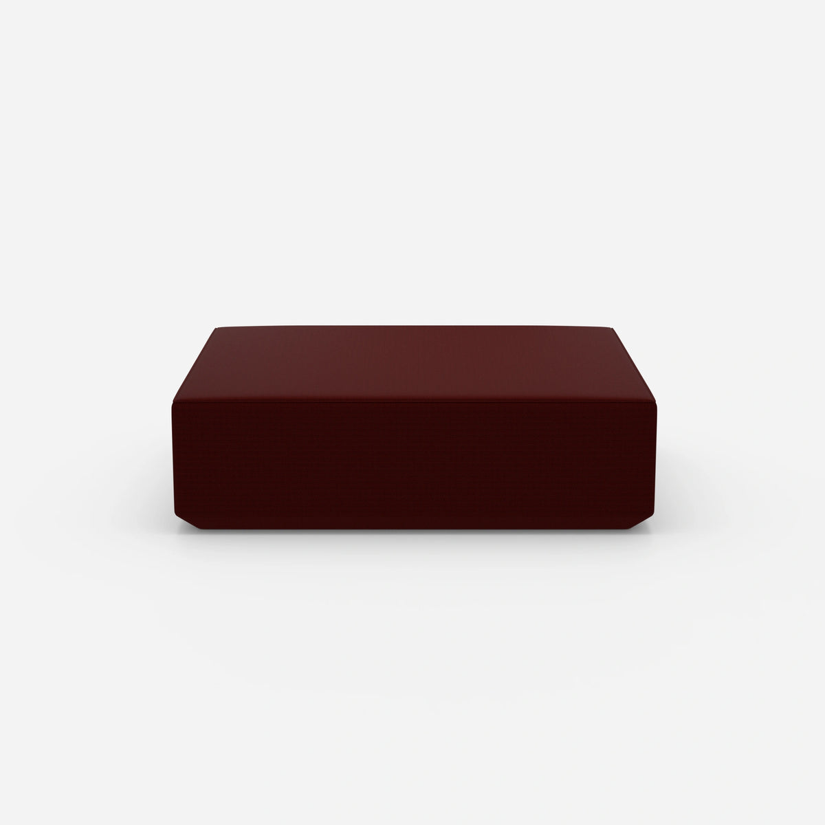 Moderner großer Pouf von vorne