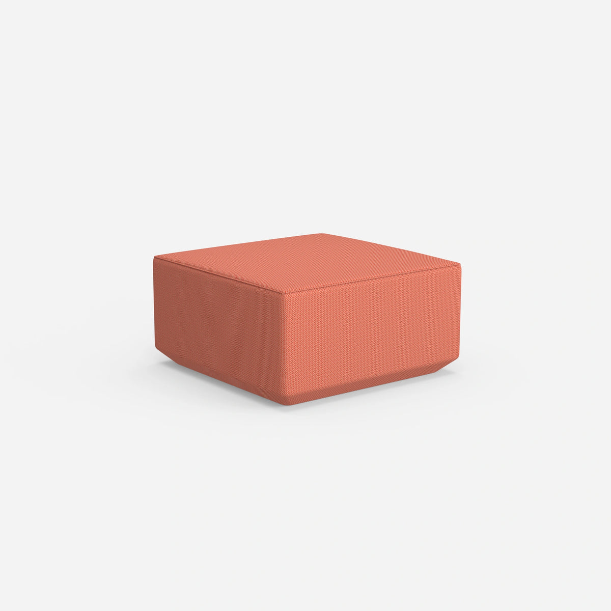 Moderner Pouf 41 cm hoch von hinten