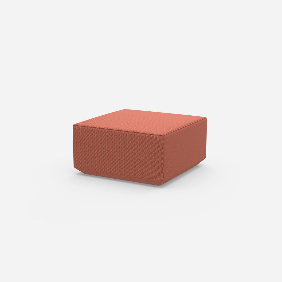 Moderner Pouf 41 cm hoch von der Seite