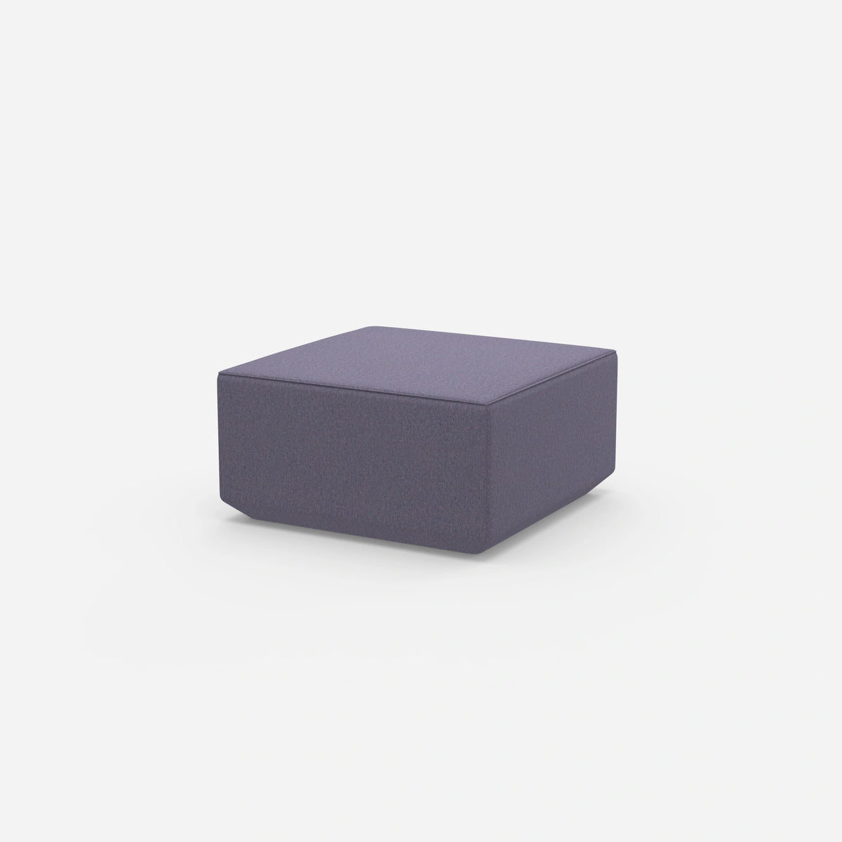 Moderner Pouf 41 cm hoch von der Seite