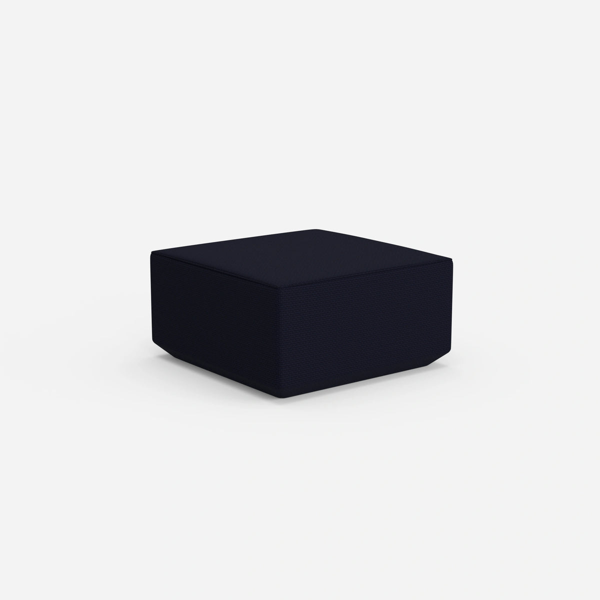 Moderner Pouf 41 cm hoch von hinten