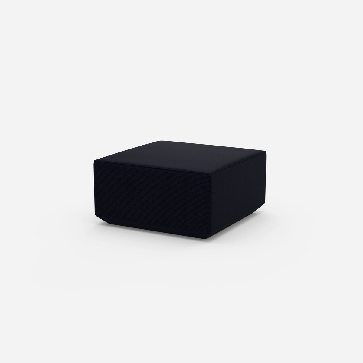 Moderner Pouf 41 cm hoch von der Seite
