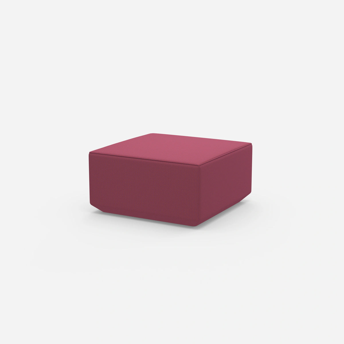 Moderner Pouf 41 cm hoch von der Seite