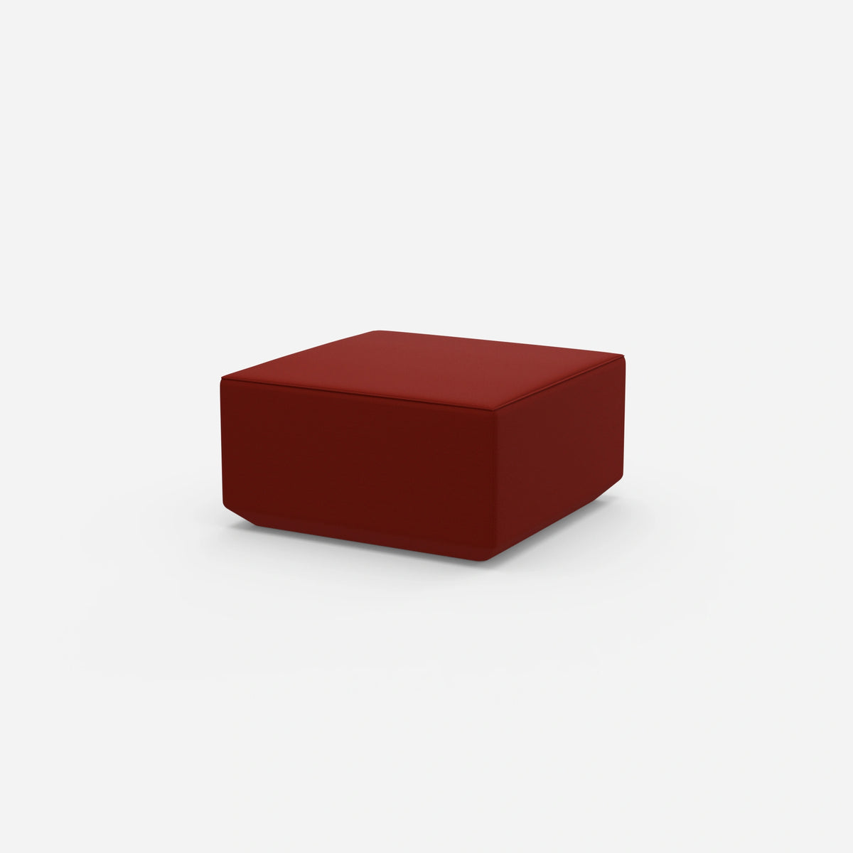 Moderner Pouf 41 cm hoch von der Seite