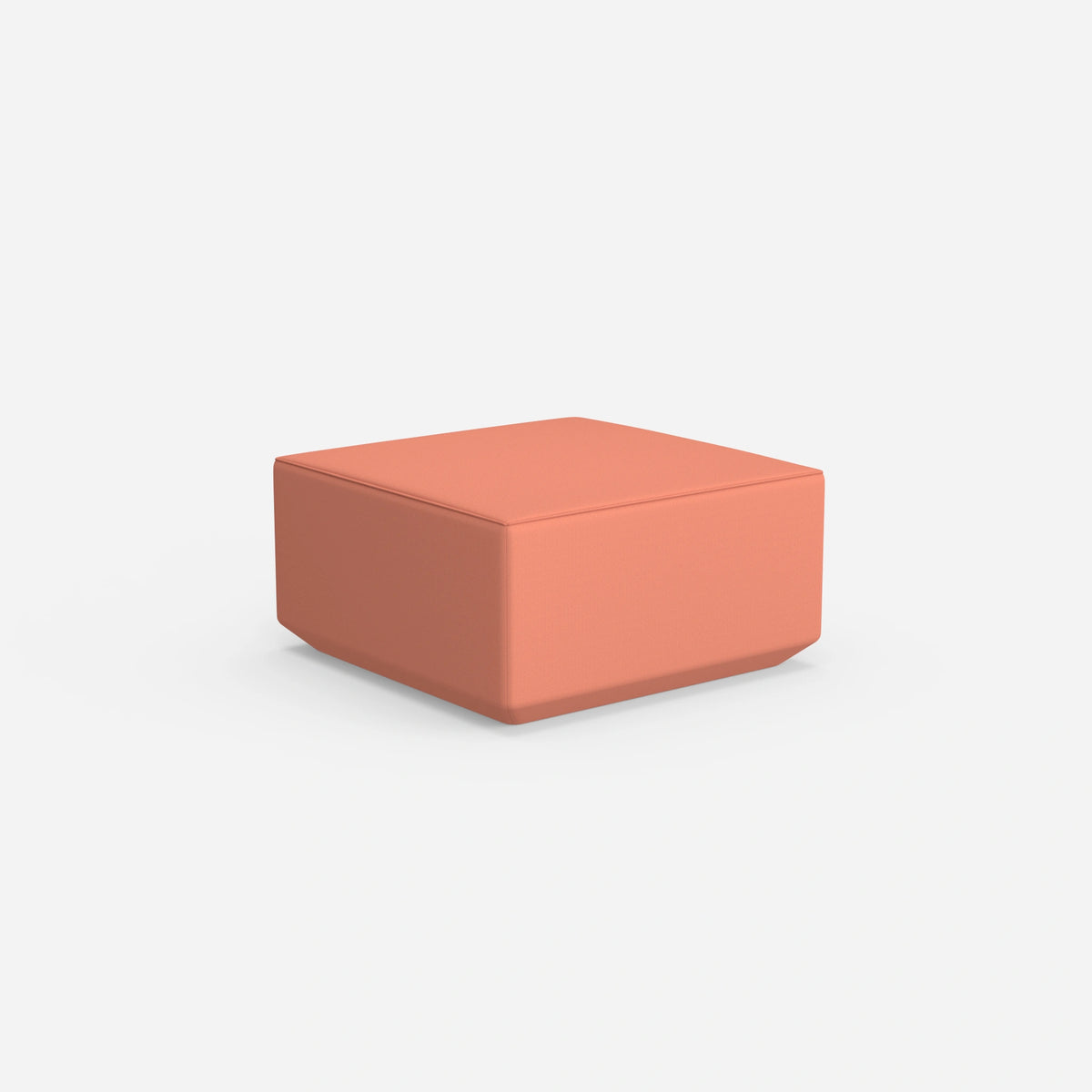 Moderner Pouf 41 cm hoch von hinten