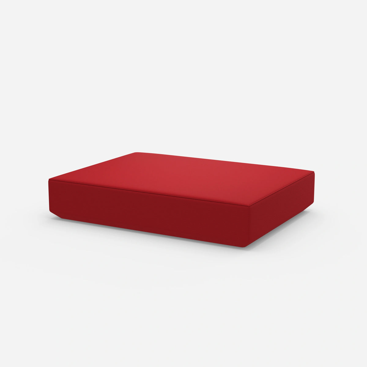 Moderner Pouf groß 160 cm breit von der Seite