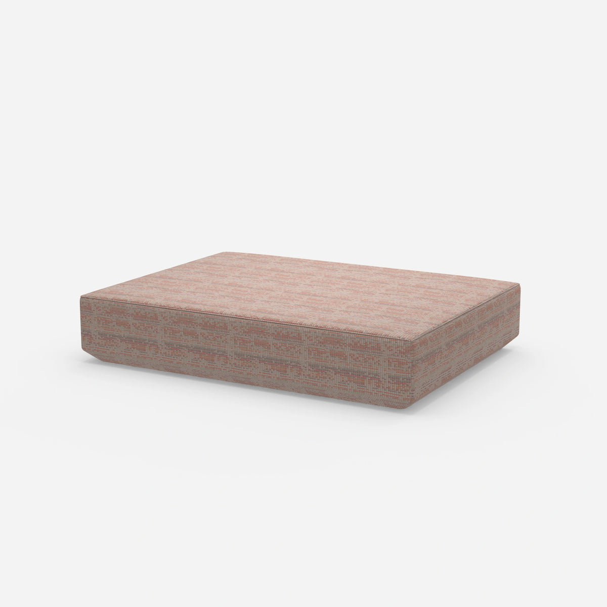 Moderner Pouf groß 160 cm breit von der Seite