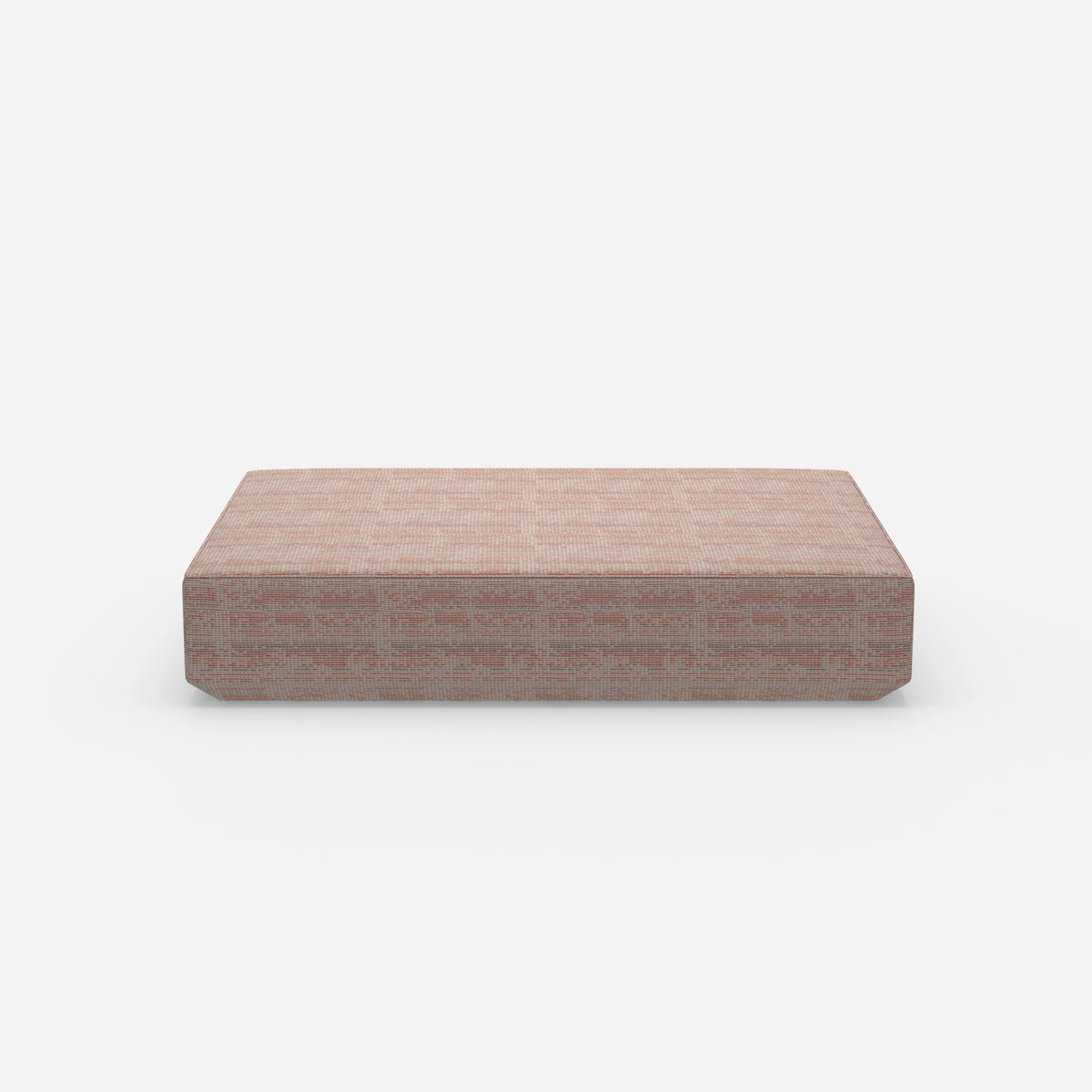 Moderner Pouf groß 160 cm breit von vorne