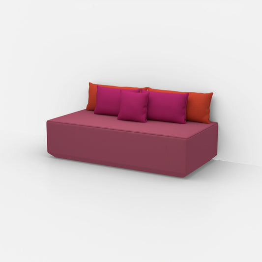Moderner Pouf modular von der Seite