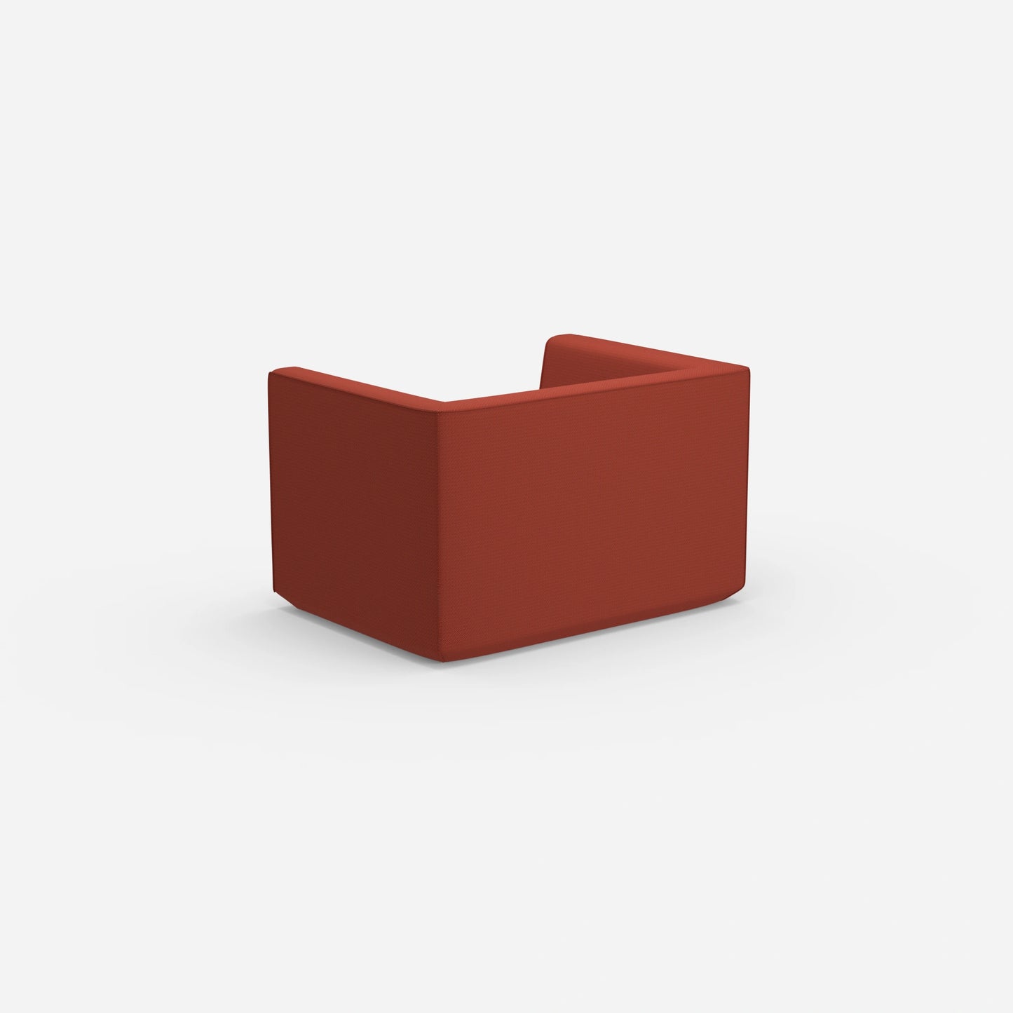 Modernes Zweisitzer Modulsofa von hinten