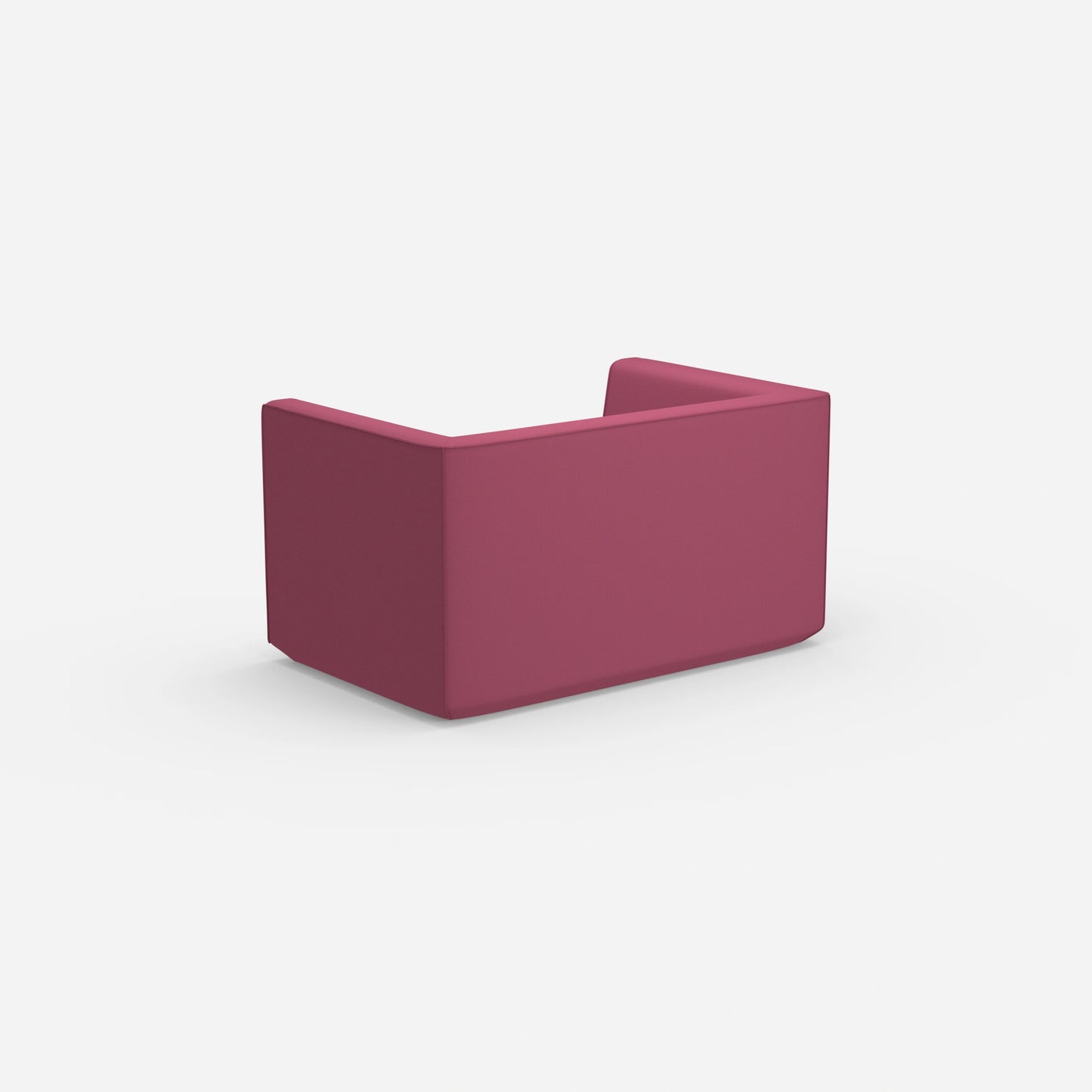 Modernes Zweisitzer Sofa mit hohem Rücken von hinten