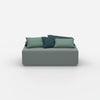 Modularer Sitzpouf von vorne