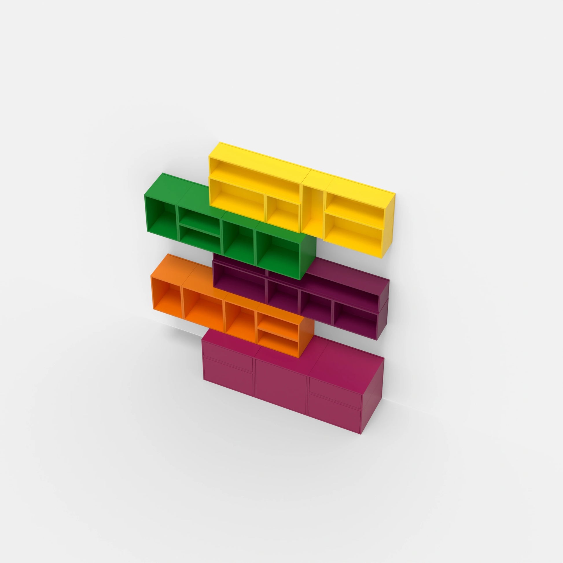 Modulares Regal RK086 von oben