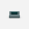 Modular sofa 120 cm wide from the front