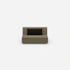 Modular sofa 120 cm wide from the front