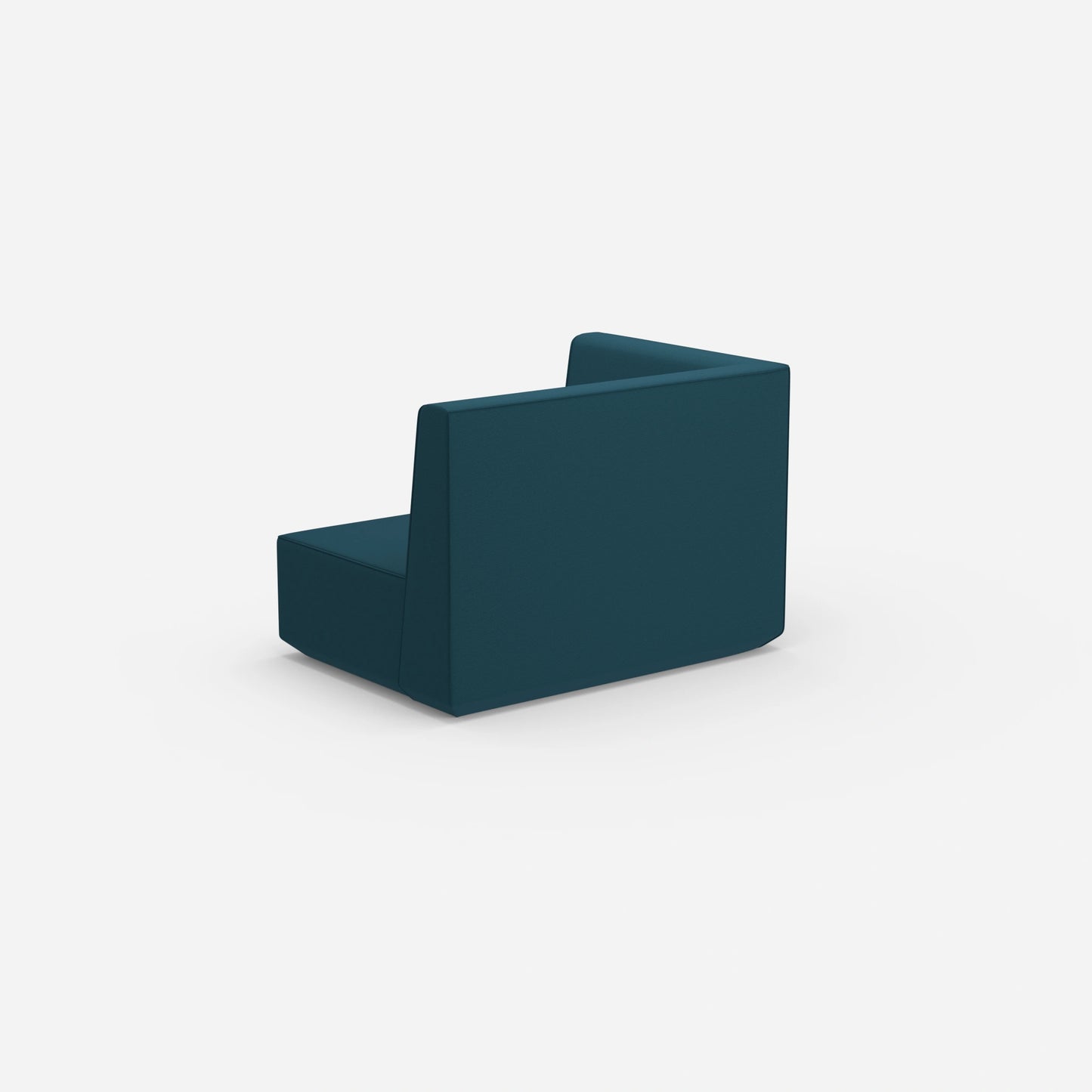 Modulares Sofa 140 cm breit von hinten
