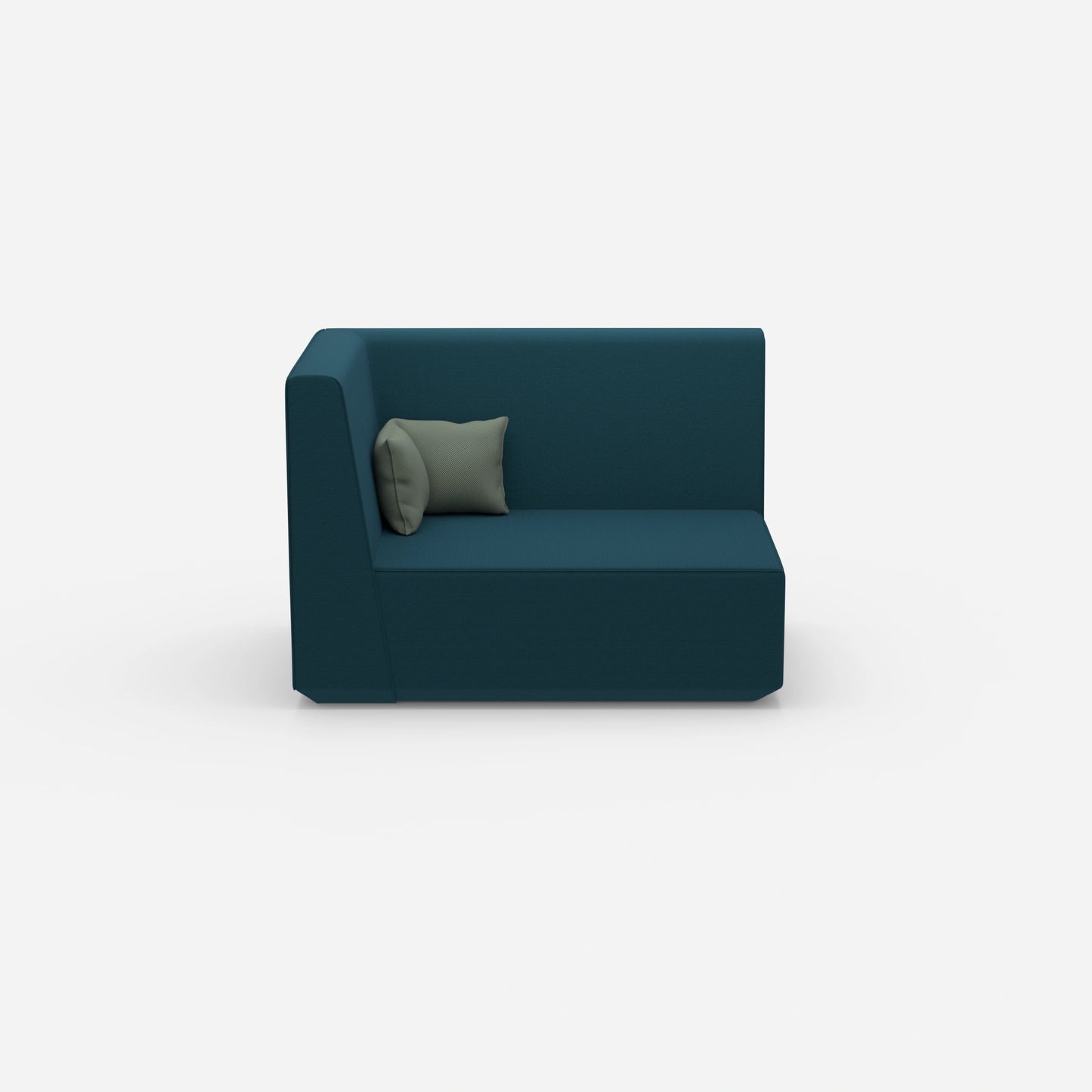 Modulares Sofa 140 cm breit von vorne