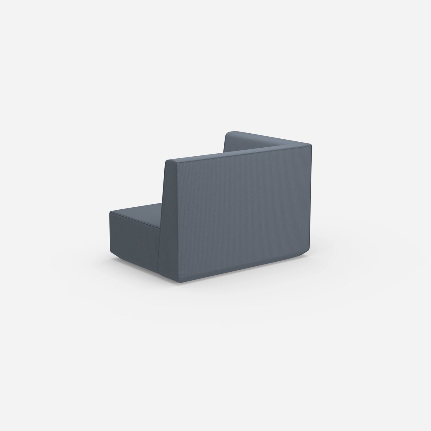 Modulares Sofa 140 cm breit von hinten