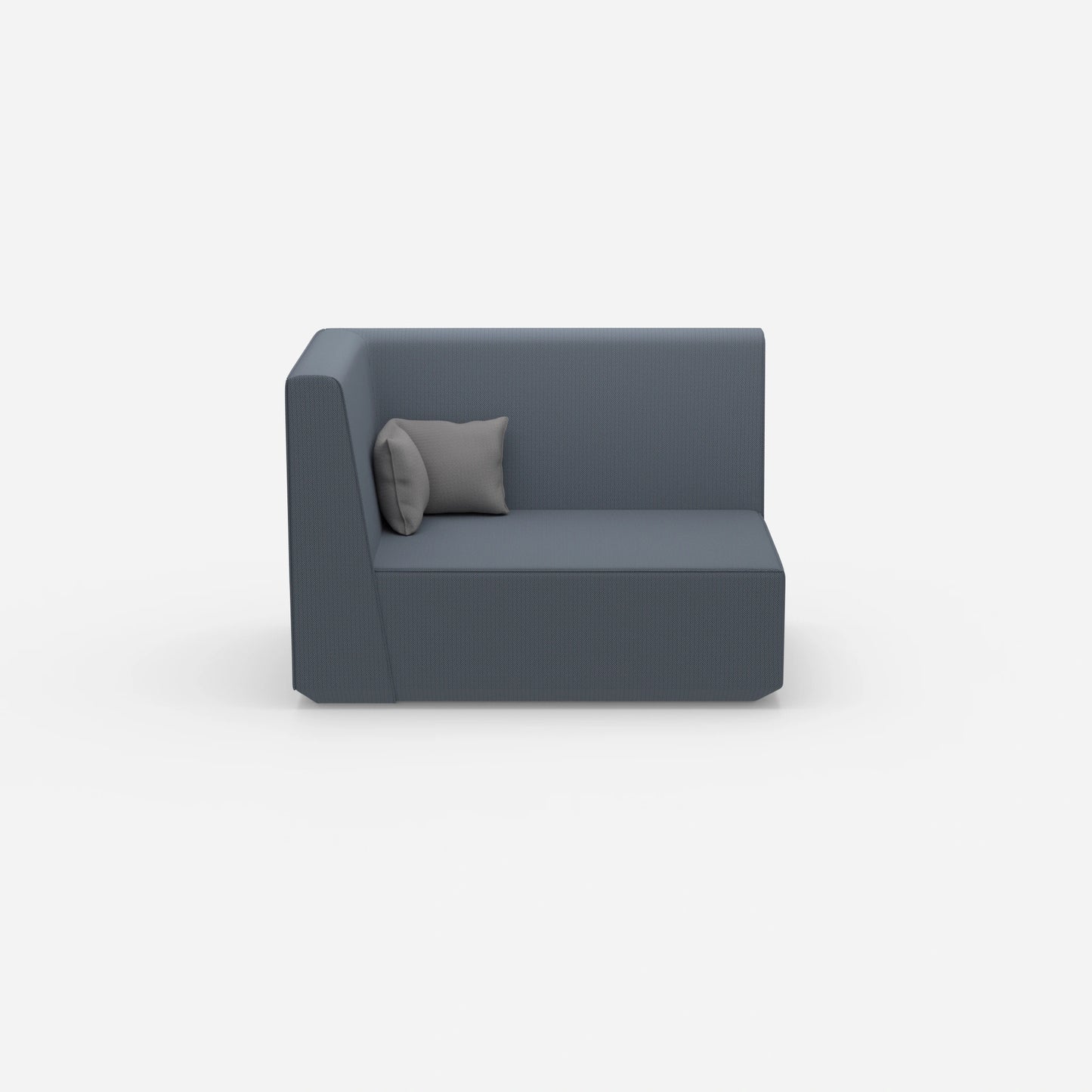 Modulares Sofa 140 cm breit von vorne