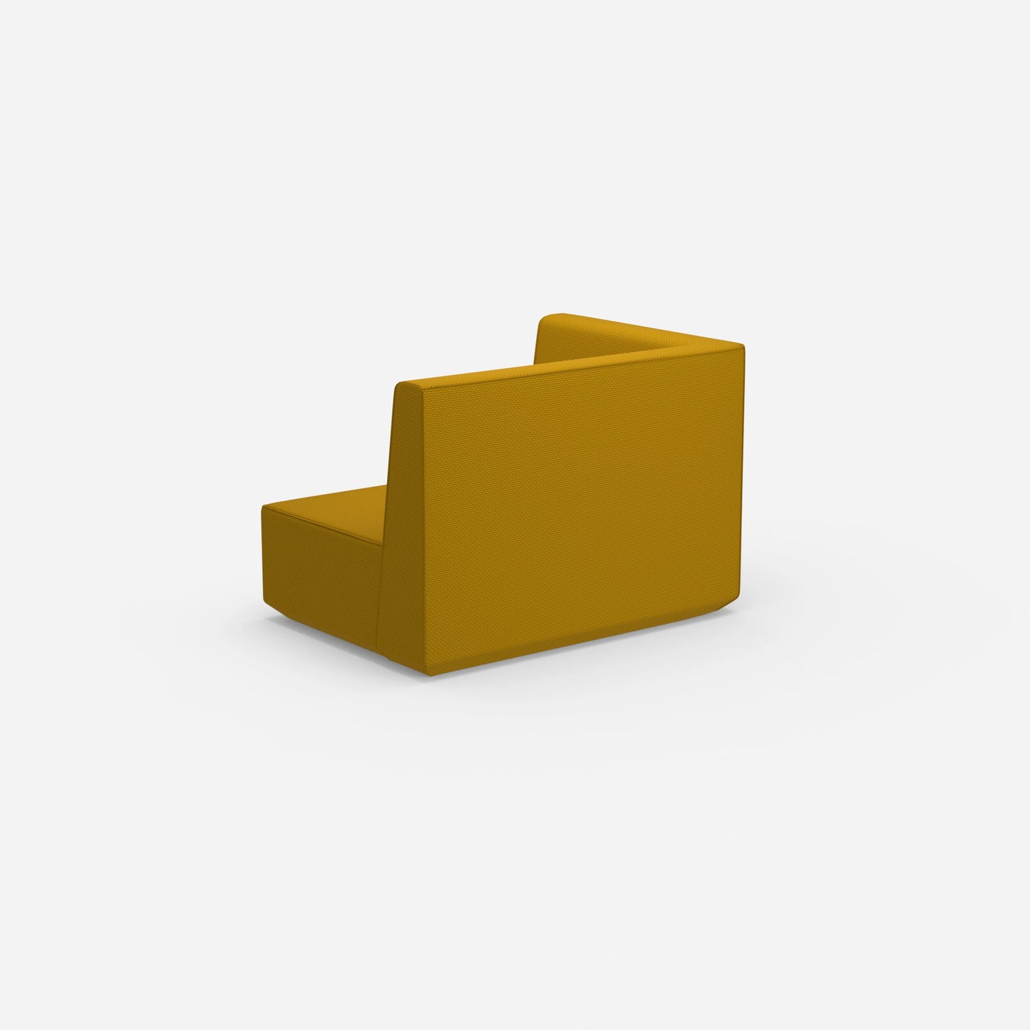 Modulares Sofa 140 cm breit von hinten