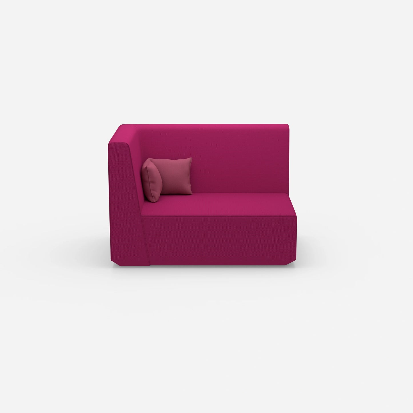 Modulares Sofa 140 cm breit von vorne