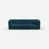 Modulares Sofa in Blau von vorne