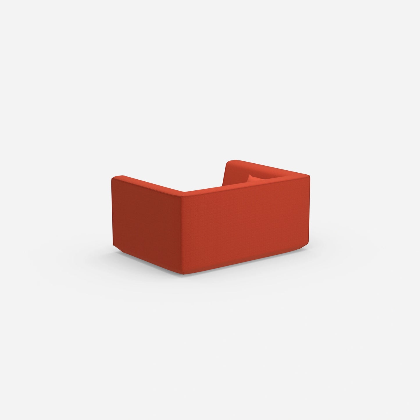 Modulares Sofa modern von hinten