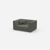 Modulares Sofa modern von der Seite