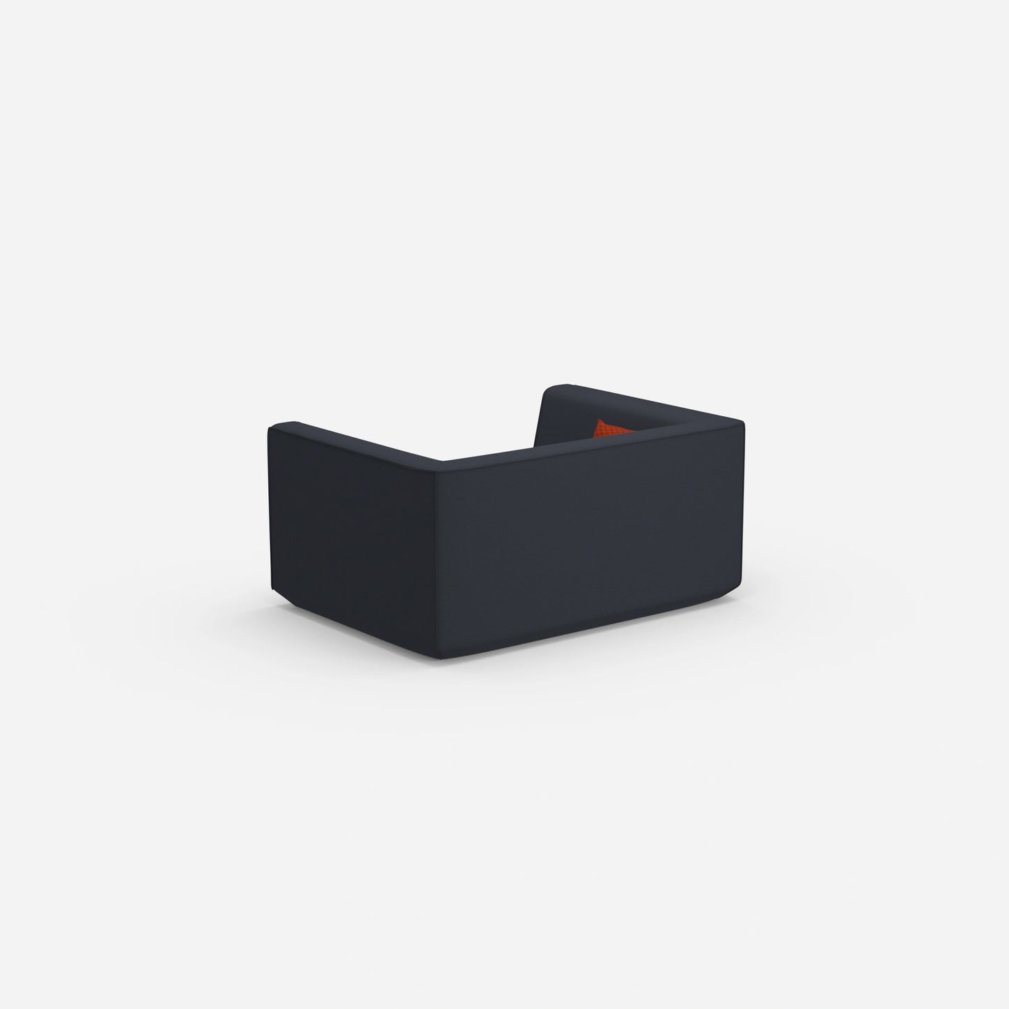 Modulares Sofa modern von hinten