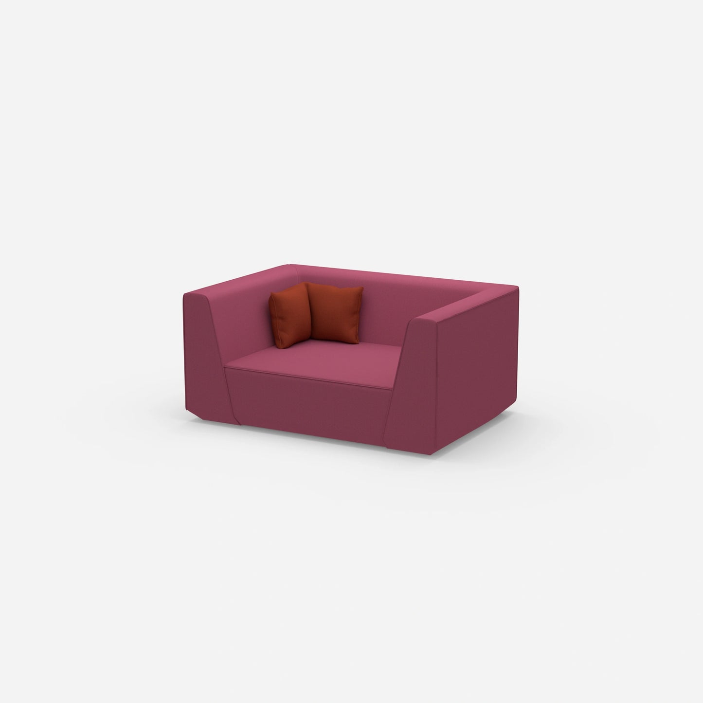 Modulares Sofa modern von der Seite