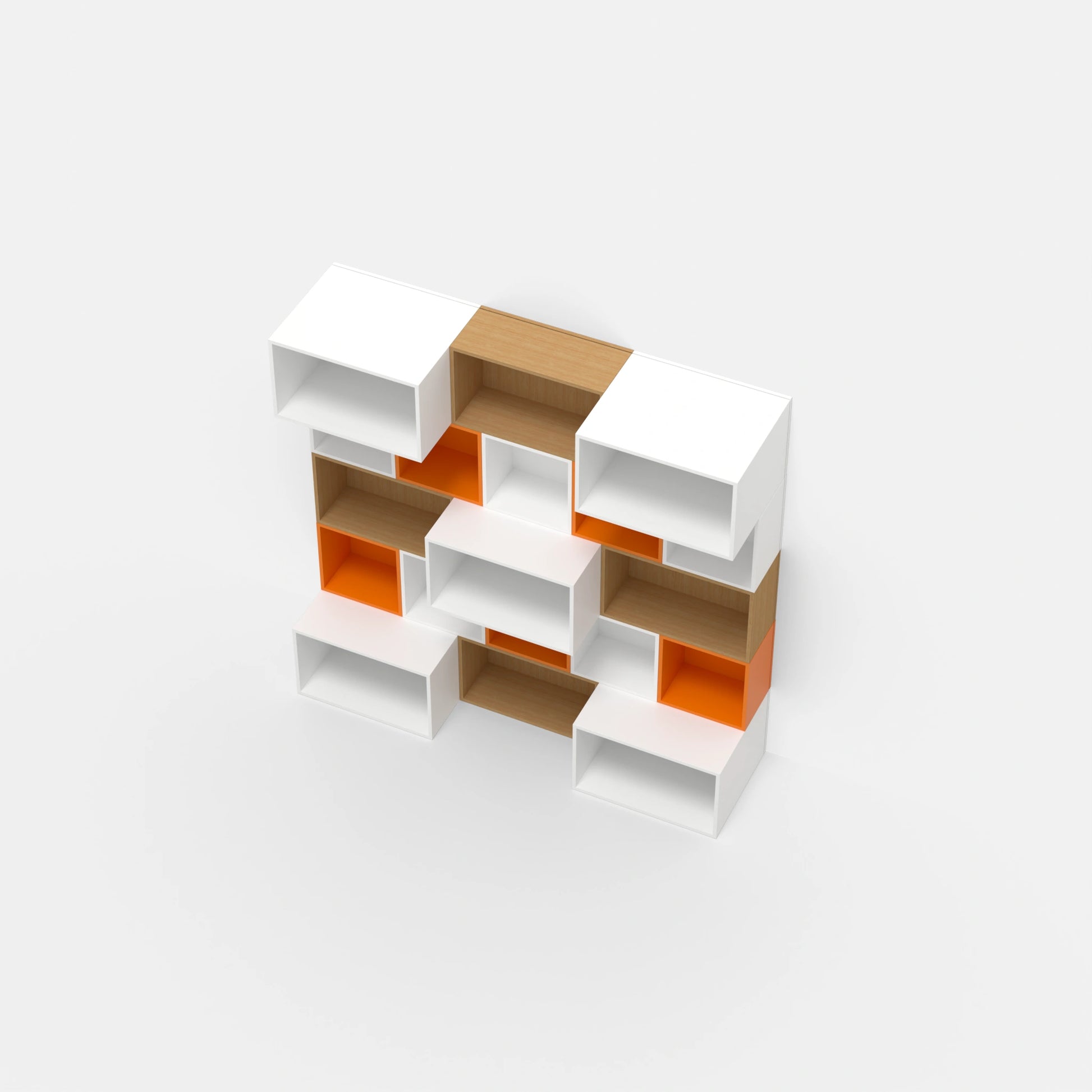 Niche shelving RK090 from above