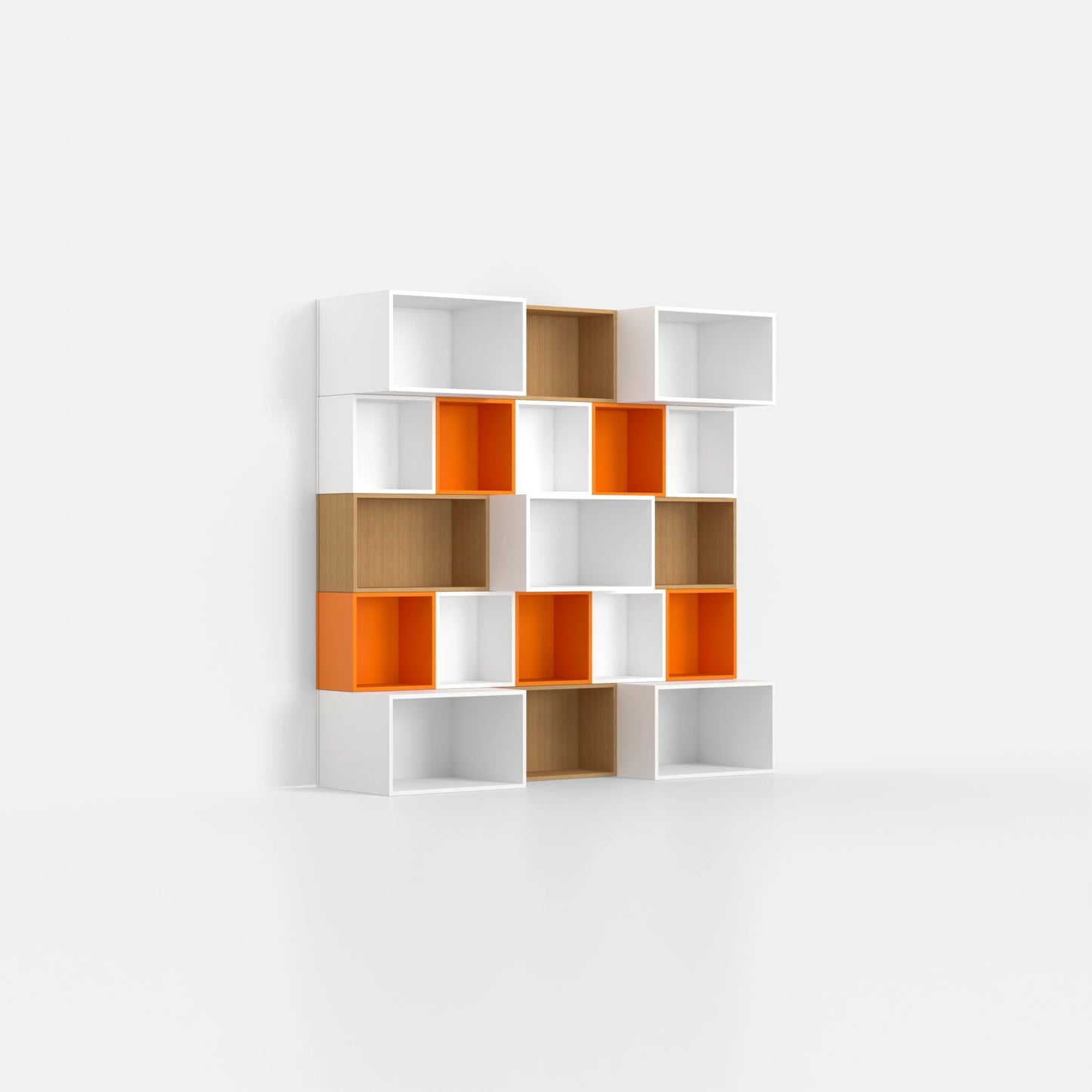 Niche shelving RK090 from the right-hand side