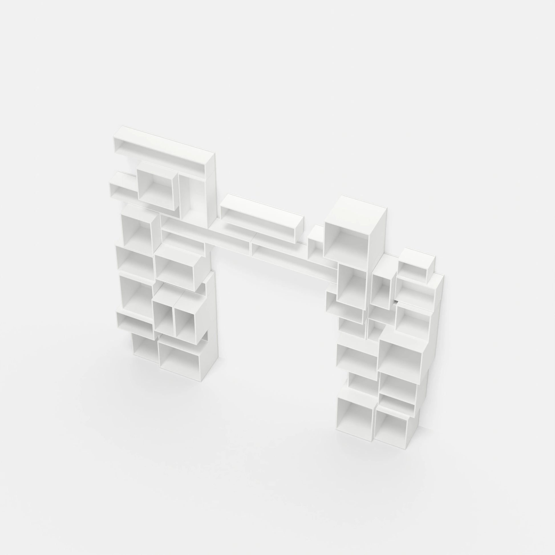 Étagère en niche RK254 vue de dessus