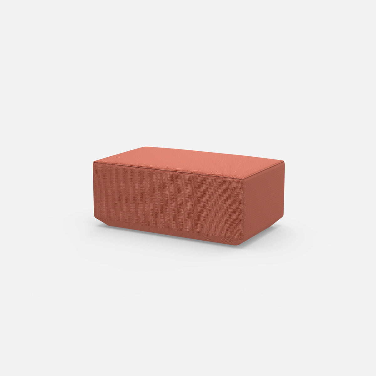 Pouf 41 cm hoch von der Seite