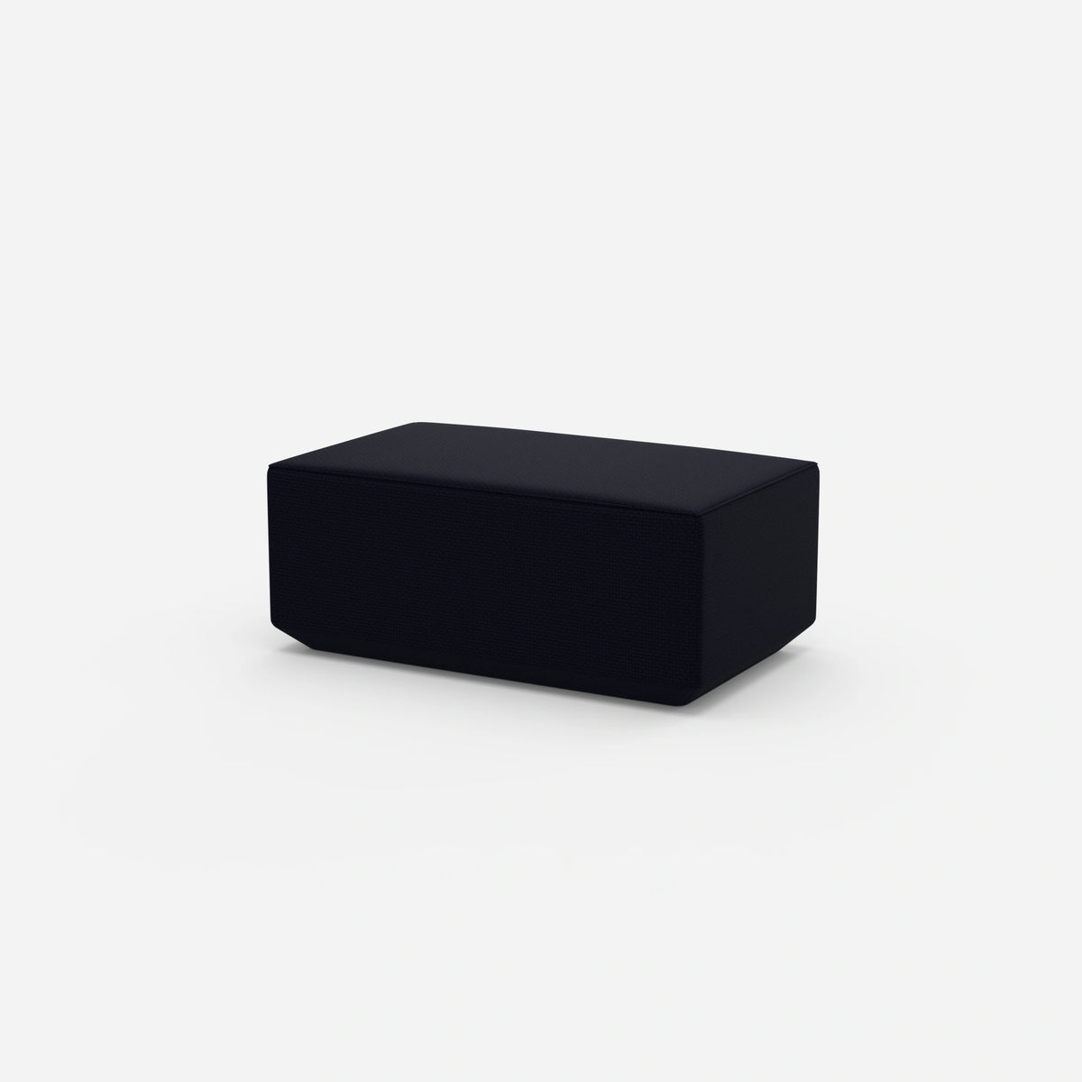 Pouf 41 cm hoch von der Seite