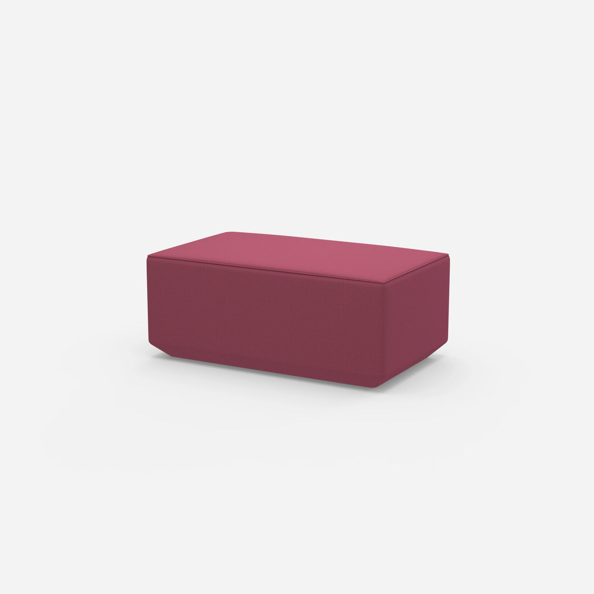 Pouf 41 cm hoch von der Seite