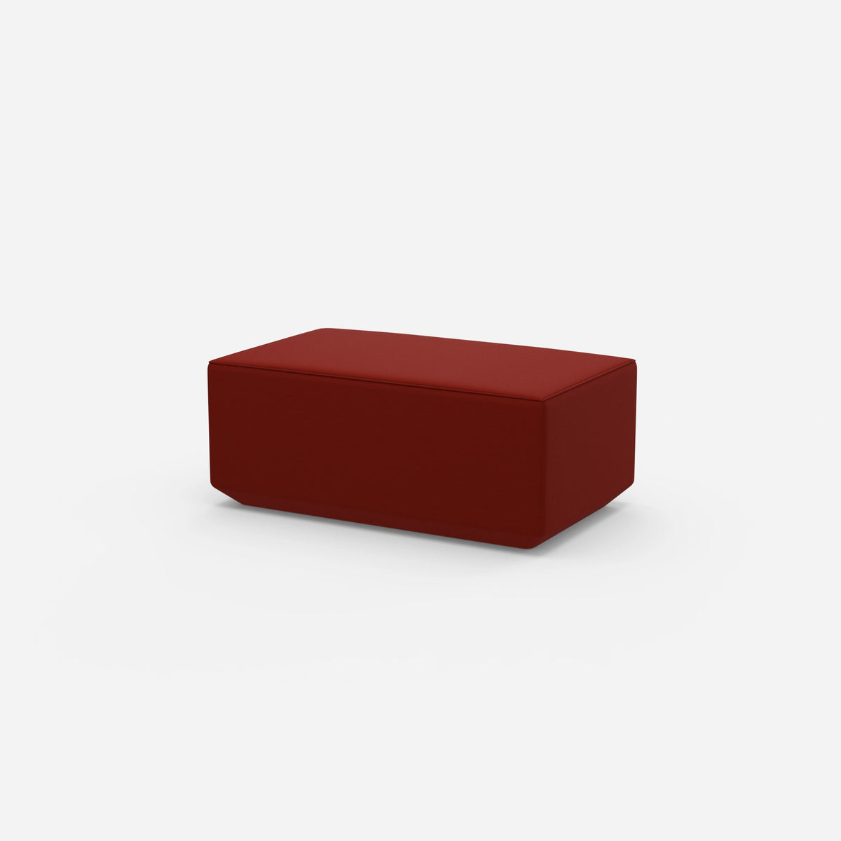 Pouf 41 cm hoch von der Seite