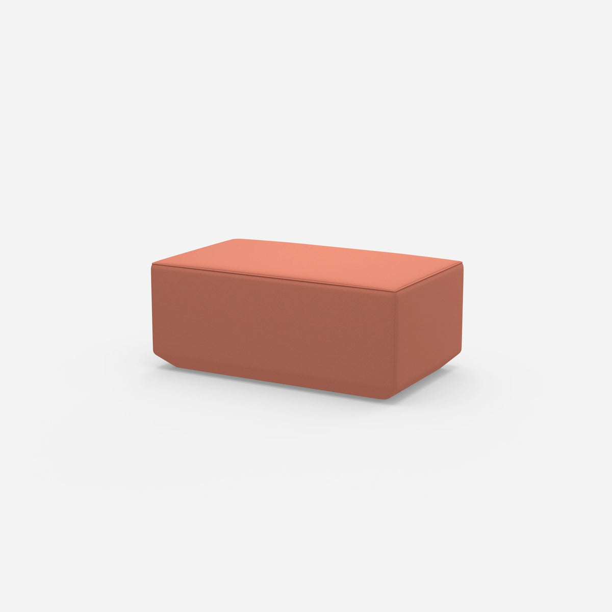 Pouf 41 cm hoch von der Seite