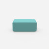 Pouf blau von vorne