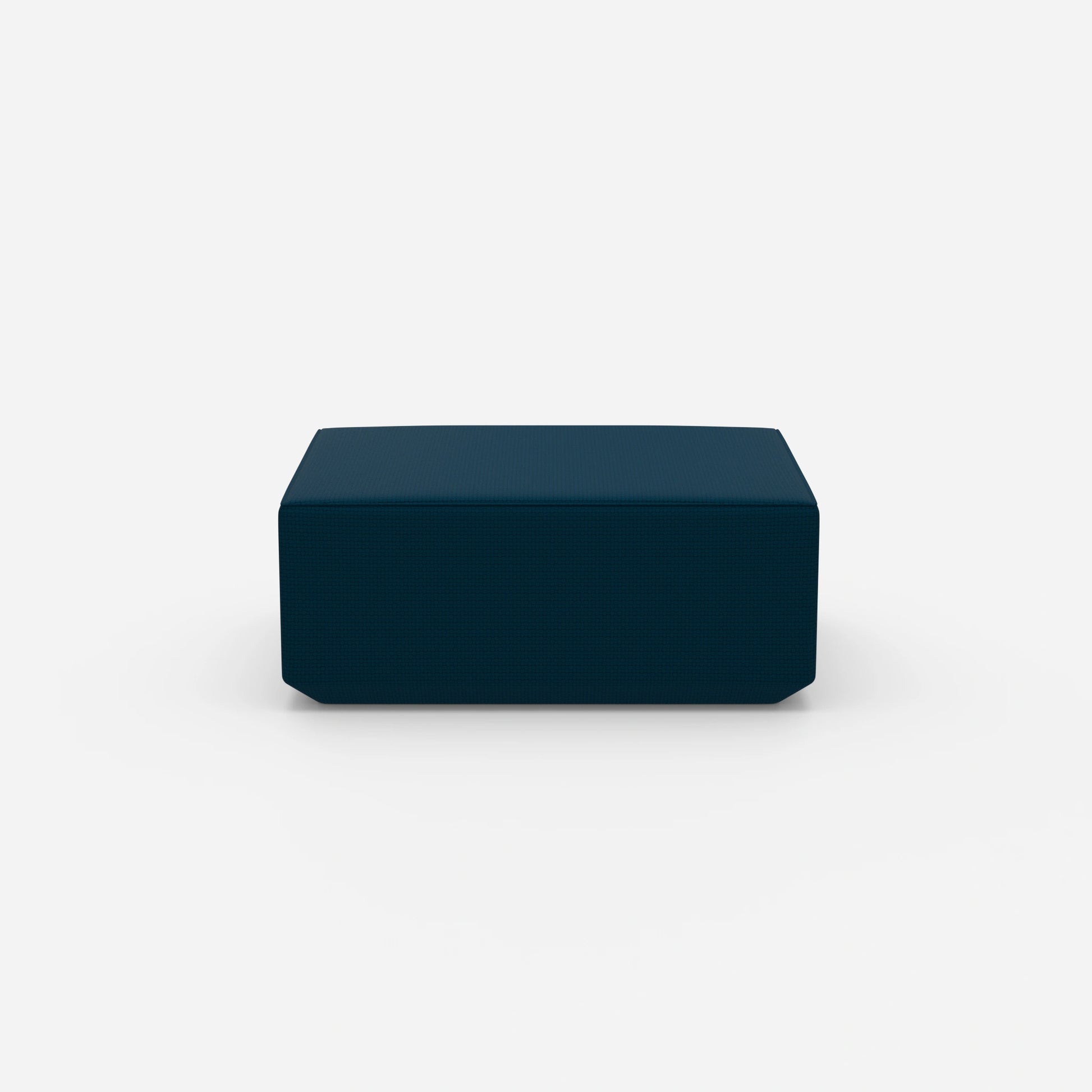 Pouf blau von vorne
