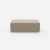 Pouf in Beige von vorne