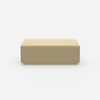 Pouf in Beige von vorne