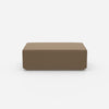 Pouf in Beige von vorne