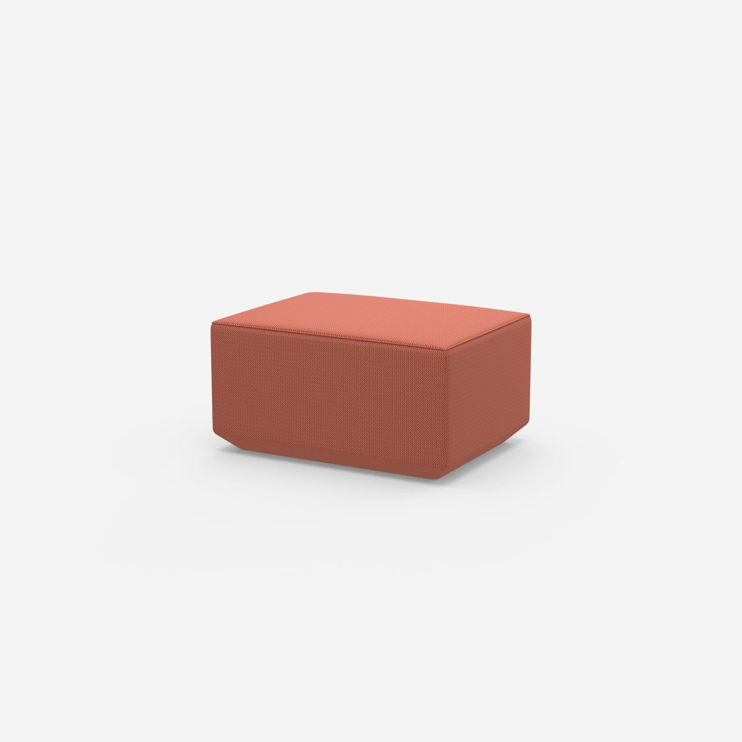 Pouf mit 41 cm Höhe von der Seite