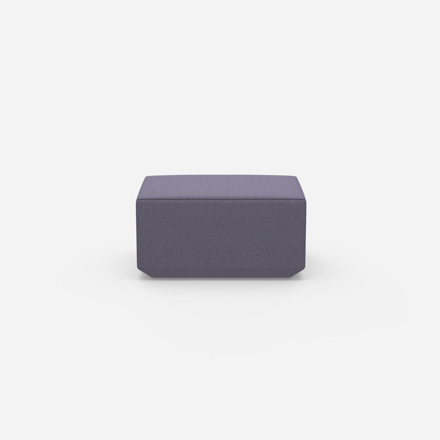 Pouf mit 41 cm Höhe von vorne