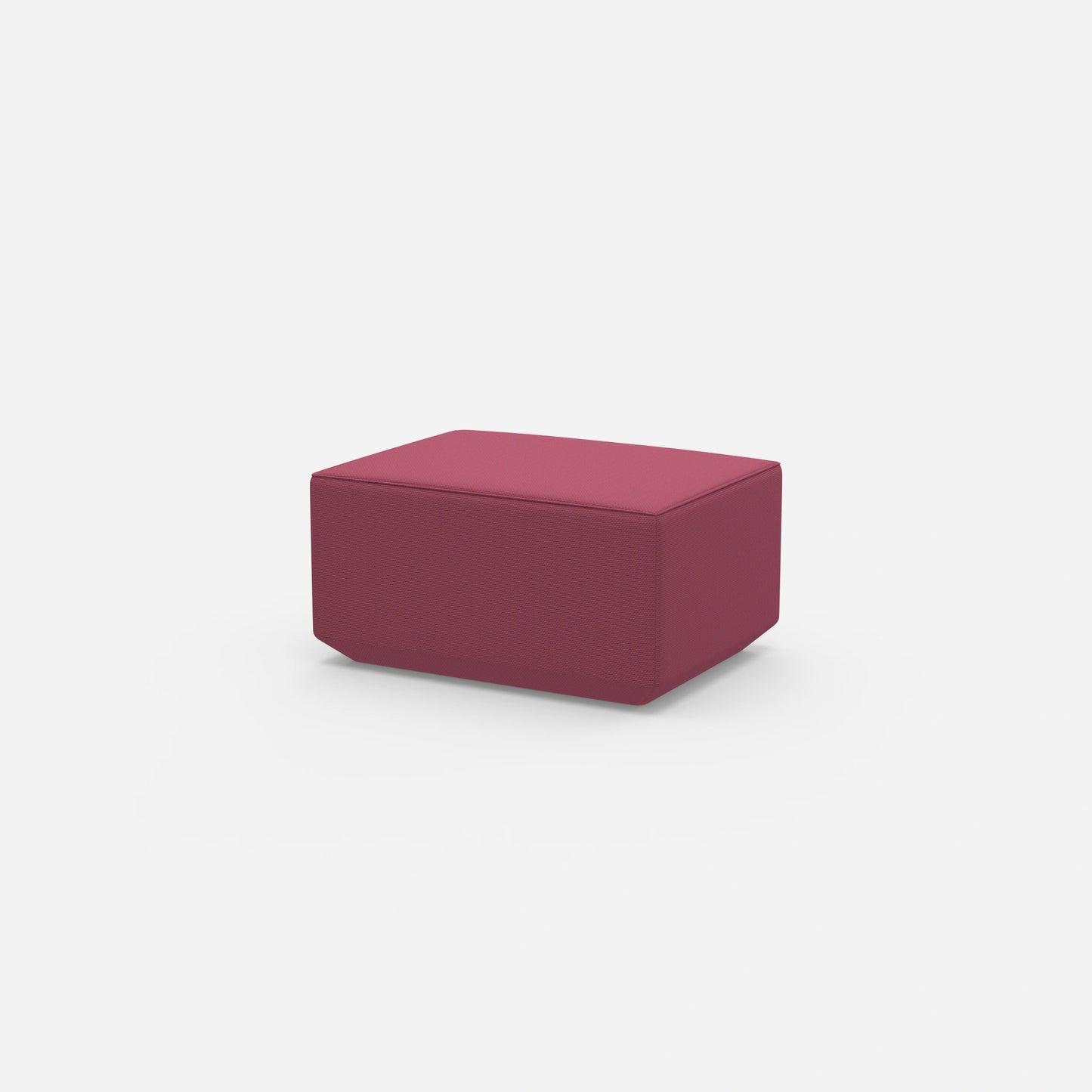 Pouf mit 41 cm Höhe von der Seite