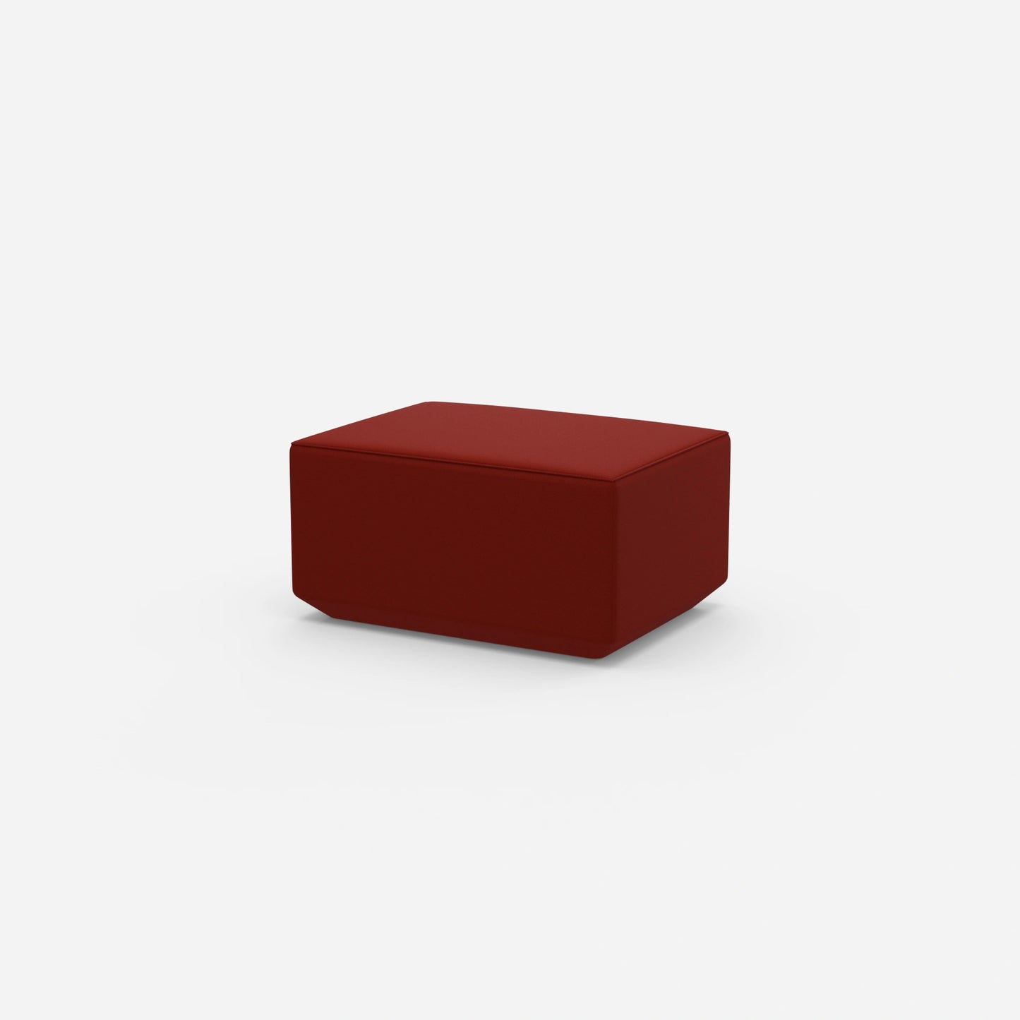 Pouf mit 41 cm Höhe von der Seite